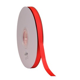 YAMA Red Grosgrain Ribbon, 3/8 Inch 50 Yards, for Gift Wrapping Crafts Hair Bows Wedding Party Decoration