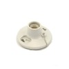 Leviton One-Piece Glazed Porcelain Outlet Box Mount, Incandescent Lampholder, Pull