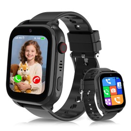 YEDASAH 4G Kids Smart Watch, Video and Phone Call, GPS Location, Smartwatch for Kids, Alarm Clock, Puzzle Game, Calculator, School Mode, Birthday for Girls Boys