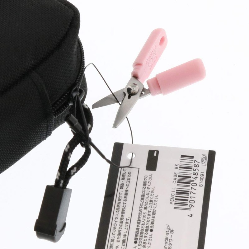Sunstar S3719740 Stationery Scissors, Portable, Sticky, Mini, Pink