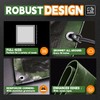 RAINDEWAY Tarps 8x8 Feet,Tarp Waterproof,9Mil Thick,Finished Size,Multipurpose Poly Tarp Cover