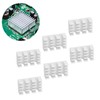 80Pcs Aluminum Heatsinks Module Cooling Radiator Board for Electronic Components