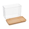 Storage container rectangular bamboo lid "eske" 2 l 5 five