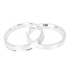 X AUTOHAUX 4 pieces alloy wheel centring rings for universal
