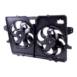 ASTOU Radiator Condenser Cooling Fans Assembly 621-038 Fit 2008-2011 for Mercury for Mariner 2.4L Premier Driver Passenger Side/LH RH Replacement ID 100578