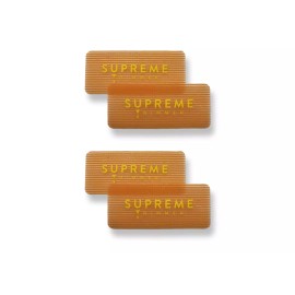 Supreme Trimmer BARBER GRIPPERS by Supreme Trimmer - Salon & Barber Hair Grippers 4PCS ORANGE