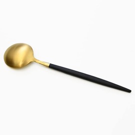 Kuchipol GOA Matte Gold Dessert Spoon