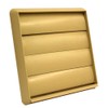 Kair Beige Gravity Grille 183mm External Dimension Ducting Air Vent