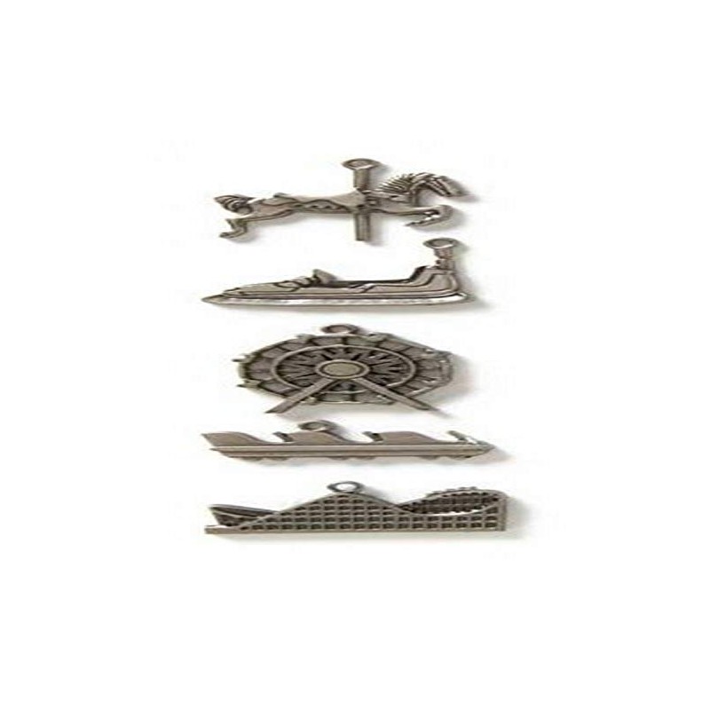 Karen Foster Design Scrapbooking Mini Charms, Amusement Park