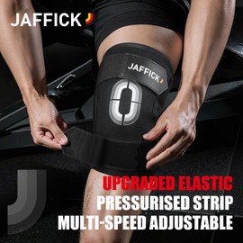 Jaffick Knee Sleeves (1 Pair),Double Layer Compression Knee Braces for Suitable for Squats, Weightlifting, Powerlifting, Gym Exercises, Unique Pressure Belt Design，7MM Neoprene Sleeves