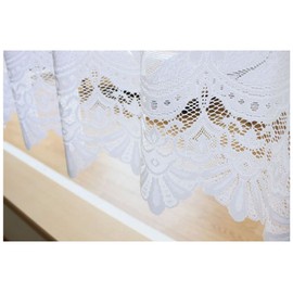 Narumikk Cafe Curtain, UV Protection, Sarasa, 11.8 inches (30 cm), Length 6.3 - 13.6 inches (16 - 336