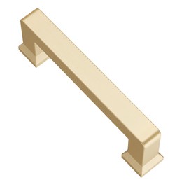 Alzassbg 10 Pack Brushed Satin Nickel Cabinet Pulls, 3-1/4 Inch(82.5mm) Hole Centers Cabinet Handles Kitchen Hardware for Modern Cabinets and Drawer AL3043SN