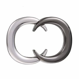 UmjuBELT - Clasp Orient silver/black, silver