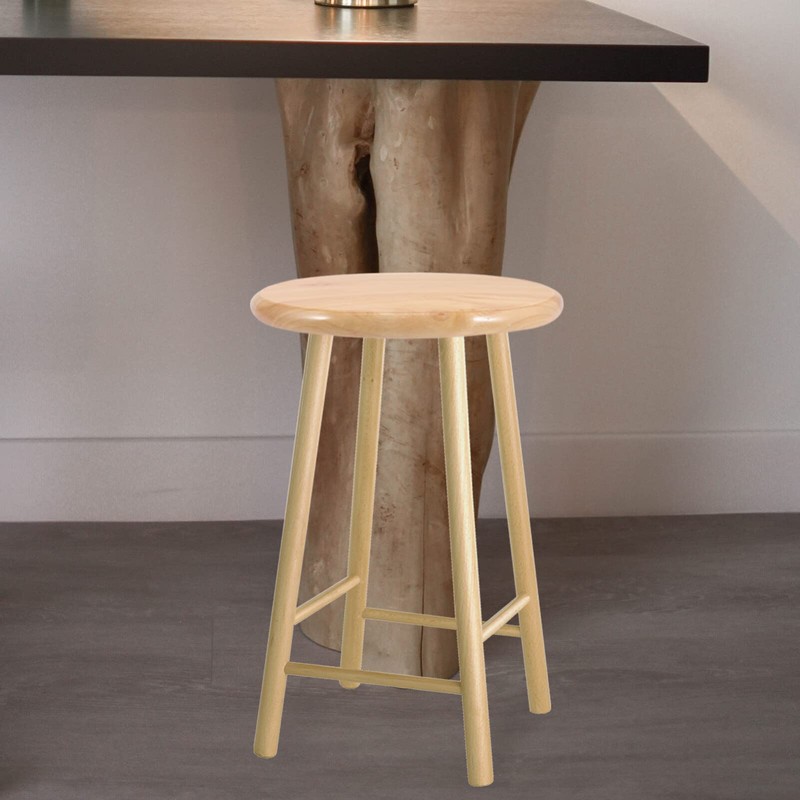 DOITOOL Bar Stool Seat Replacement: Round Stool Wood Replacement Seat
