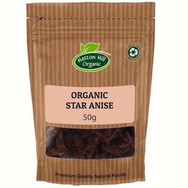 Organic Star Anise Whole 50g by Hatton Hill Organic