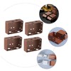 MAGICLULU 4Pcs Curtain Track Mounting Brackets Side Mounting Accessories for