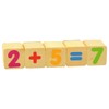 BUSDUGA Wooden Stamp Set, Maths, Plus Ink Pad, 27 Pieces