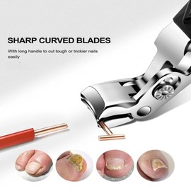 Clipmaster Pro Nail Clippers : The Perfect Solution for Thick Toe Nails and Elderly Users - Nail Clippers Wide Mouth for Ultimate Nail