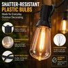 Solar Outdoor String Lights for Patio – Remote Control, Dual