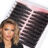 Cat Eye Lash Clusters Kit 80D Lash Extension Kit Natural