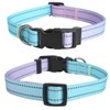 Soottaci Reflective Dog Collar, Adjustable Soft Nylon Pet Collar with