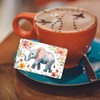 Peacoblue Bank Card Sticker Elephant and Flowers Credit Debit Card
