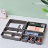 PXLAATY Drawer Dividers Storage Trays Stationery Accessories Cosmetic Trays Set