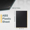 Kinlink Black ABS Plastic Sheet 8" x 12"x 0.06" Flexible