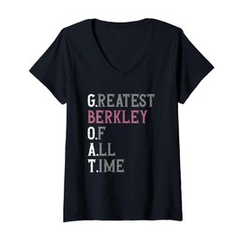 Womens Greatest Berkley of all time | GOAT | Berkley V-Neck T-Shirt