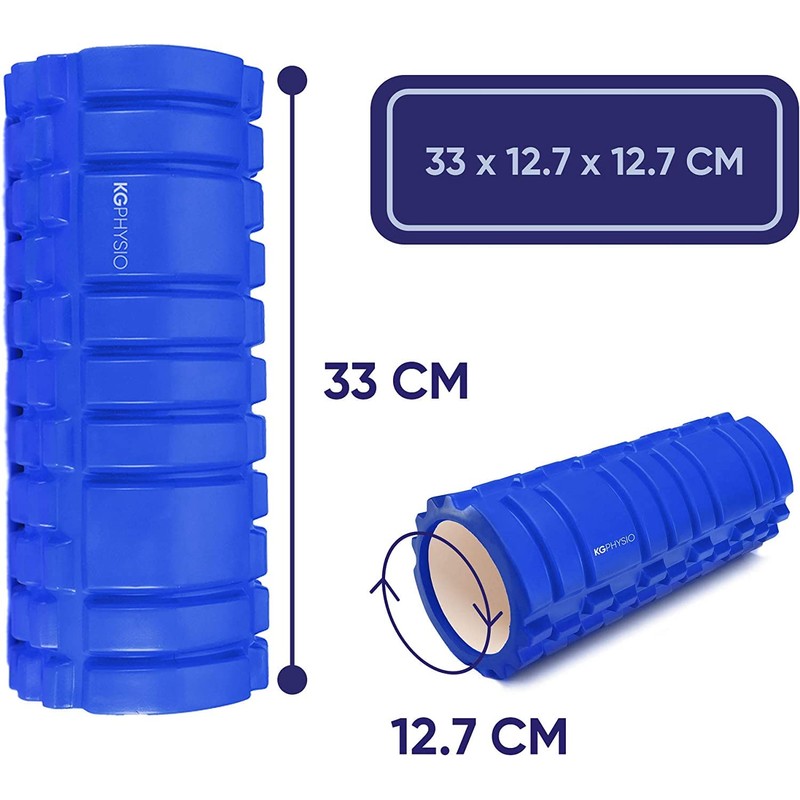 KG Physio Foam Roller - Massage Roller for Legs, Back