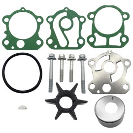 North Boatparts Yamaha 60 70 75 80 85 90 HP Outboard Water Pump Impeller Kit 692-W0078-02-00