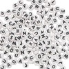 Letter Beads, Pack of 500 Alphabet Acrylic Beads, Plastic Letters