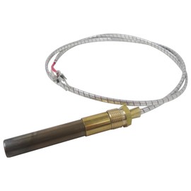 Qblahip 24" Thermopile Generators 750 Millivolt Thermopile Q313A for Gas Water Heater/Fireplace/Gas Fryer/Oven, 750 Temperature Resistance Cluster Thermocouple for Fireplace Pilot Burner Assembly