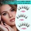 Lash Extension Kit,DIY Individual Lashes Clusters Kits 144Pcs,with Bond And