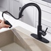 HEISOK Pull Down Faucet Head Replacement,3 Function Kitchen Sink Faucet