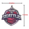 Smc Store Seattle City Logo Patch Embroidery Basketball Fan Favorite