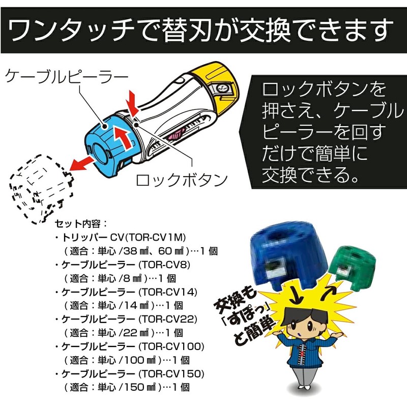 Mirai Industry TOR-CV1HS Tripper - CV Standard Set