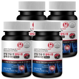 Elenital MSM MSM Joint Glucosamine 4 bottles, 4 months supply / MSM 엠에스엠 조인트 글루코사민 4병 4개월분
