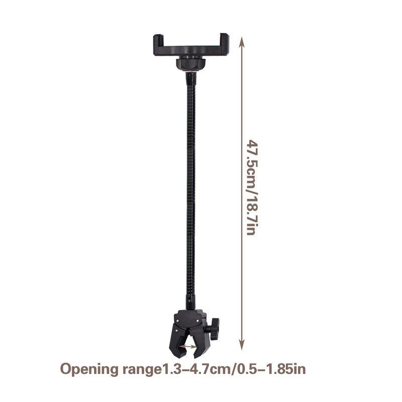 Gooseneck Phone Holder, 360-degree Rotating Flexible Adjustable Long Arm Phone