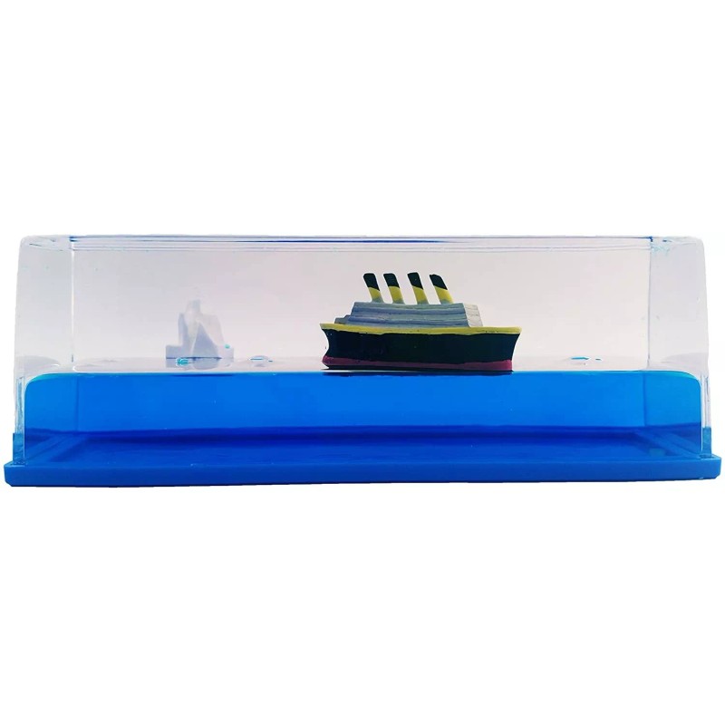 Universal Specialties Titanic Liquid Wave Paperweight Desk Toy, Sensory Toy
