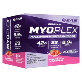 ESS Original Mioplex Maximum Muscle Builder Strawberry Milkshake 20 pieces, 1.56kg, 1 piece / 이에이에스 오리지널 미오플렉스 맥시멈 머슬 빌더 스트로베리 밀크셰이크 20개입, 1.56kg, 1개