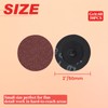 LEONTOOL 50 Pack roll Lock Quick Change Discs 2 Inches