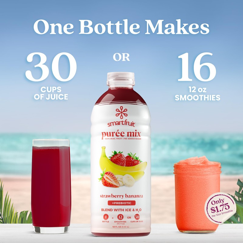 Smartfruit Strawberry Bananza + Oat Fiber – 100% Real Fruit