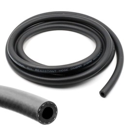 Winova Fuel Hose 8mm Inner Diameter 14mm Outer Diameter 3m High Performance Oil-Resistant, Water-Resistant, Pressure-Resistant, Weather-Resistant Rubber Fuel Hose for Cars and Motorcycles Gasoline