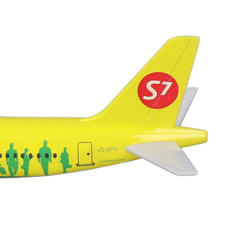 Aircraft Model Detachable Alighting Carriage Decoration Yellow Alloy Plane Model