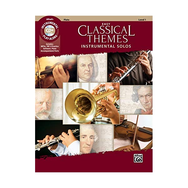 Easy Classical Themes Instrumental Solos: Flute, Book & CD (Instrumental
