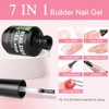 BUTBU UV Nagellack 15ml, 7 in 1 Builder-Gel Nägel, uv