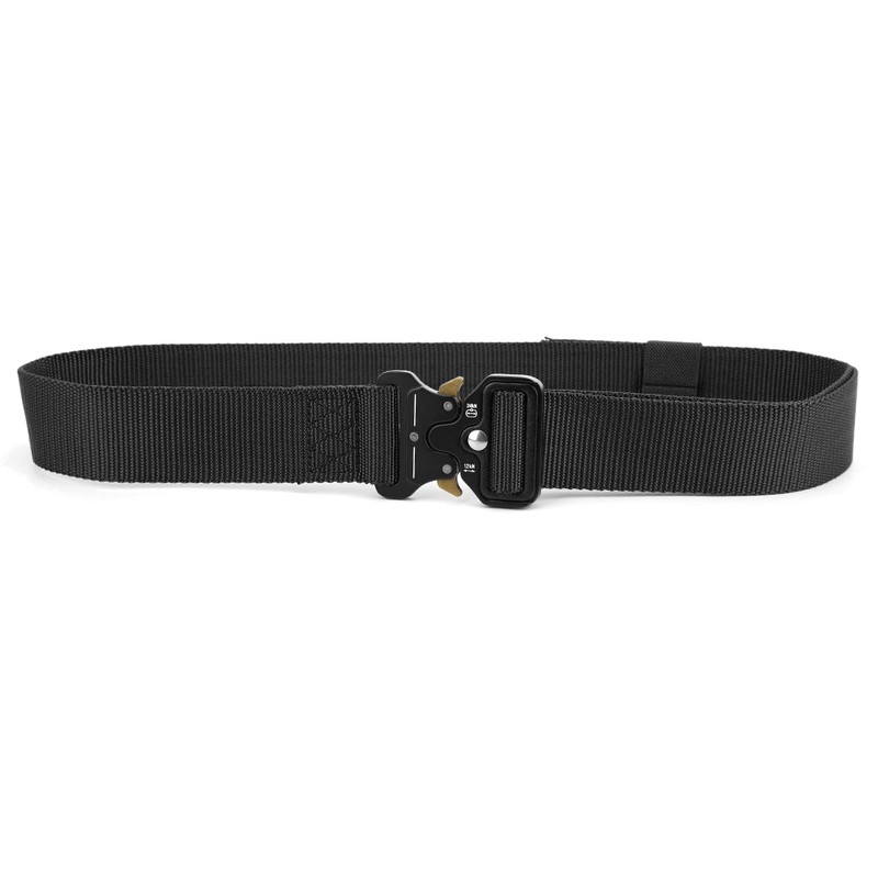 Outdoor Male Multifunction Nylon Tactics Waist Belt for Camping Climbingblack