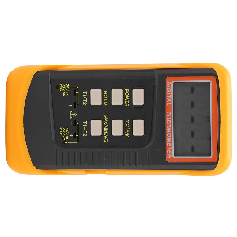 DT6802 Digital Temperature Meter DualChannel Thermometer for Home Indoor Outdoor