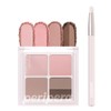 Peripera Ink Pocket Eyeshadow Palette + Free Gift, 012 Pink in Innocence, 1 piece / 페리페라 잉크포켓 섀도우 팔레트+증정, 012 청순에 빠진 핑크, 1개